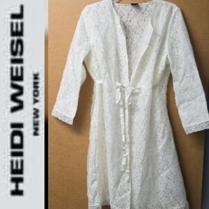Heidi Weisel Vintage Tulle Lace Robe